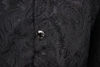 Men's Gothic Vampire Shirt with Ruffled Cuffs & Jabot – S–4XL