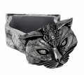 Sacred Cat Silver-Tone Resin Trinket Box