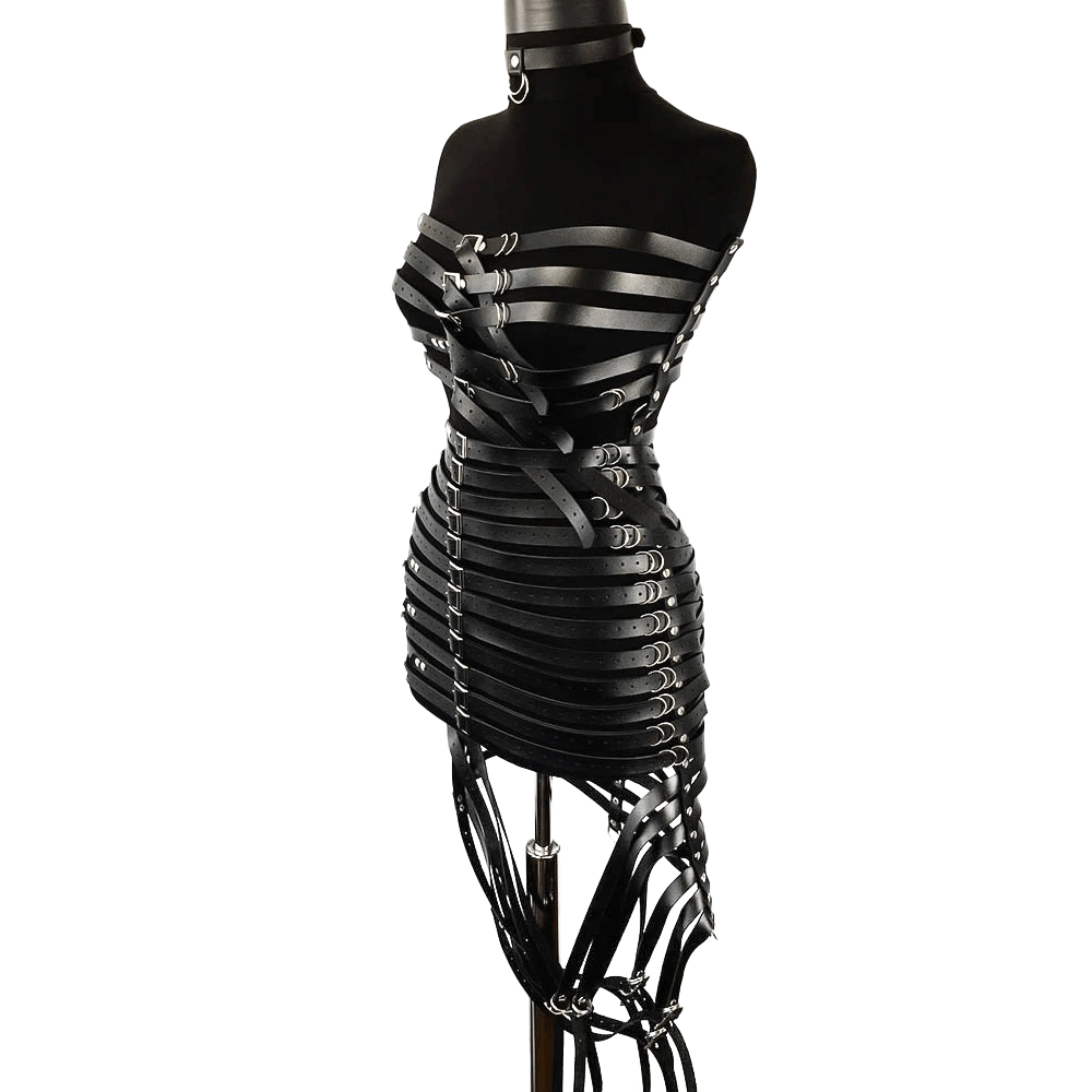 Women's Gothic Vampire Corset – Black or Red, One Size