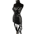 Women's Gothic Vampire Corset – Black or Red, One Size