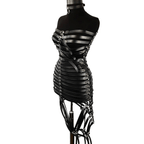 Women's Gothic Vampire Corset – Black or Red, One Size