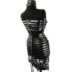 Women's Gothic Vampire Corset – Black or Red, One Size