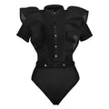 Women's Black Gothic Bodysuit – S–XXL