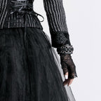 Women's Gothic Fingerless Lace Gloves