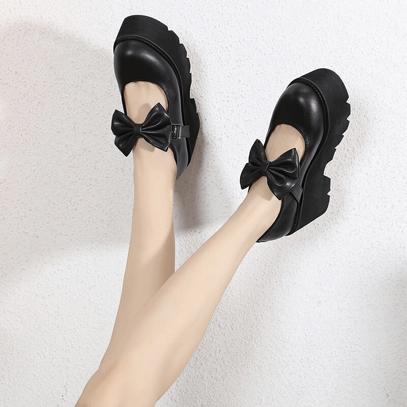 Women's Lolita Boots – PU Leather