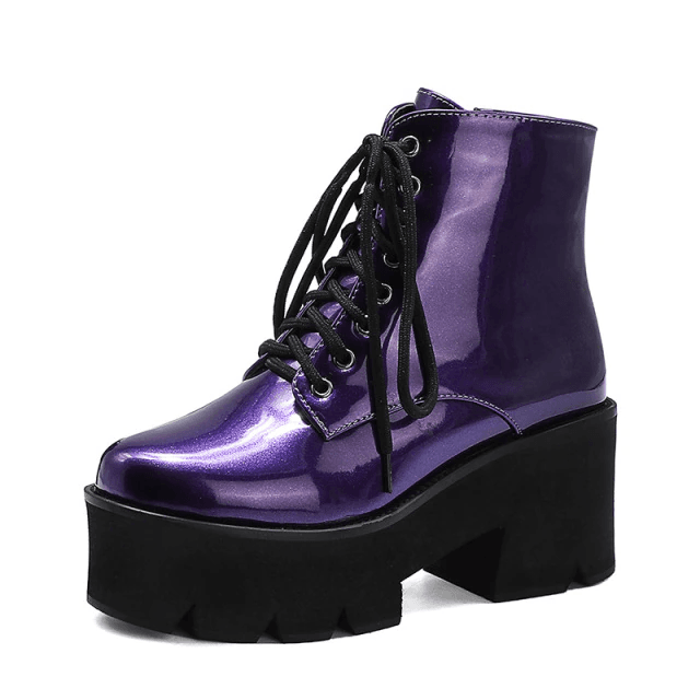 Women's Gothic Mystic Rider Boots – Black or Purple