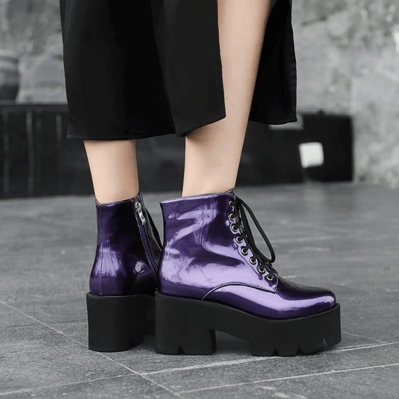 Women's Gothic Mystic Rider Boots – Black or Purple