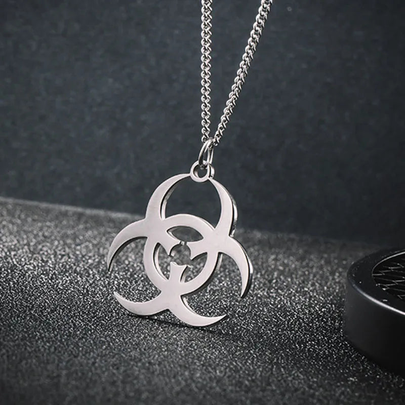 Men's Gothic Biochemical Pendant Necklace – Stainless Steel