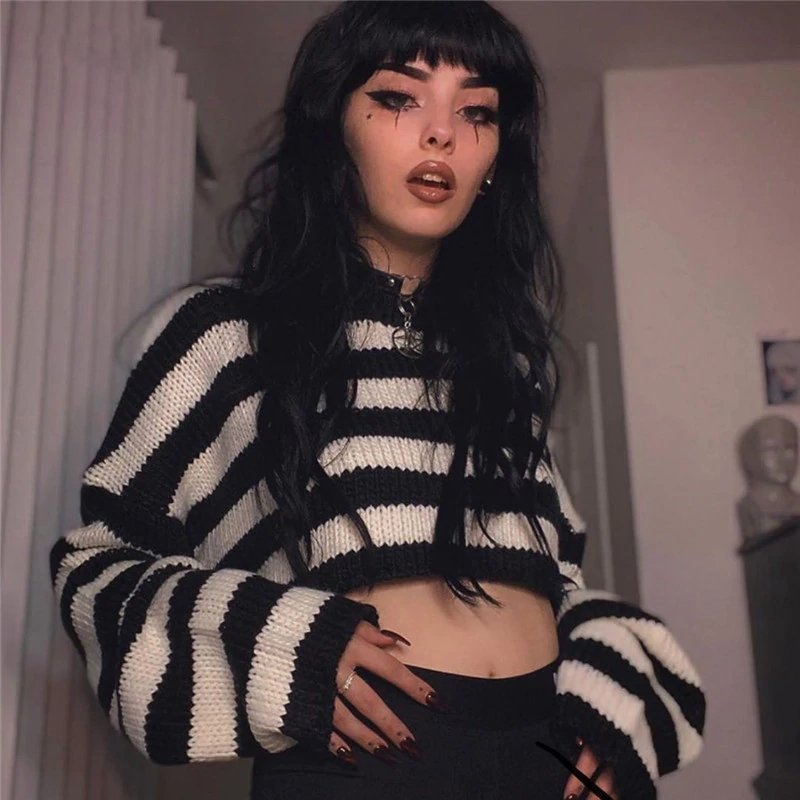 Women's Oversized Cropped Sweater
