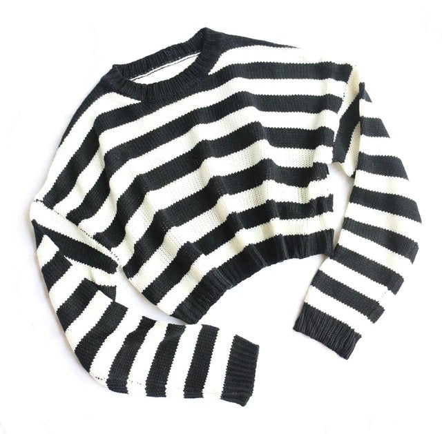 Women's Oversized Cropped Sweater