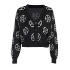 Women's Gothic Pentagram Cardigan