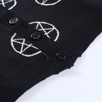 Women's Gothic Pentagram Cardigan