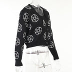 Women's Gothic Pentagram Cardigan