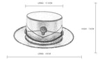 Gothic Occult Plague Doctor Top Hat – Skull & Chain Detail