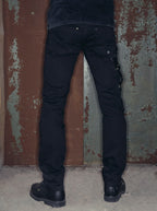 Men's Gothic Triple-Chain Trousers with Zippers