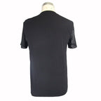 Men's Black Gothic Slashed Mesh T-Shirt
