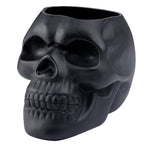Matte Skull Storage Jar / Plant Pot