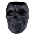 Matte Skull Storage Jar / Plant Pot