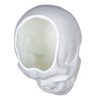 Matte Skull Storage Jar / Plant Pot