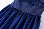 Women's Blue Starry Night Dress – Mini or Maxi, S–L