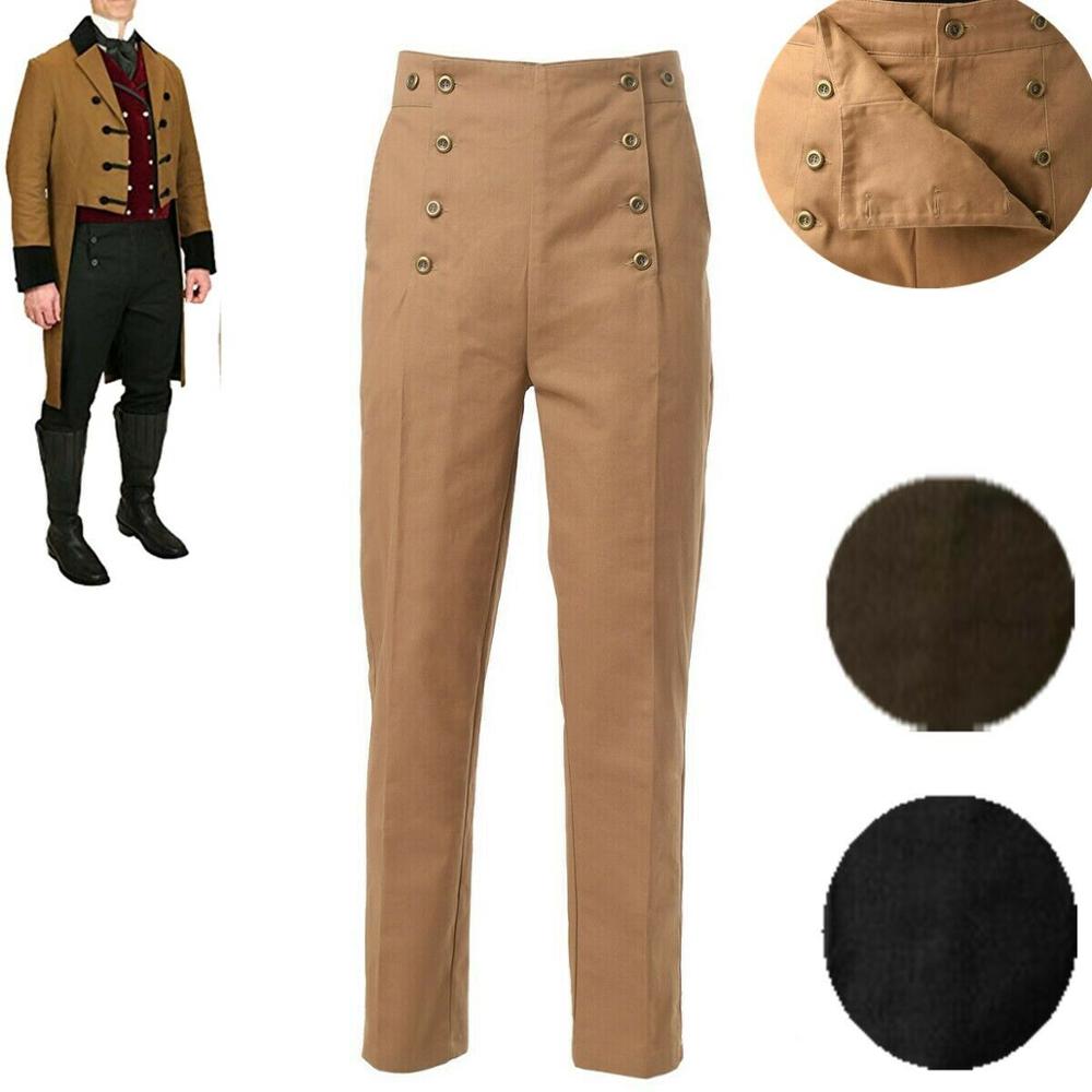Men's Gothic Victorian Vampire Trousers – Cotton Twill