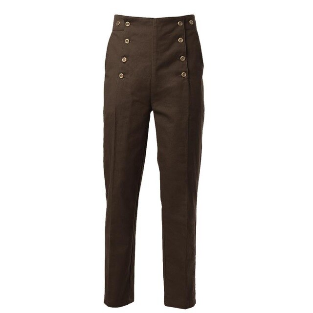 Men's Gothic Victorian Vampire Trousers – Cotton Twill