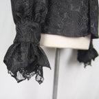 Men's Gothic Vampire Shirt with Ruffled Cuffs & Jabot – S–4XL