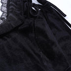 'Velvet Thrills' Crop Top
