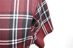 Women's Red Tartan Chain Mini Dress – XS–4XL