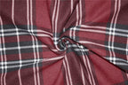 Women's Red Tartan Chain Mini Dress – XS–4XL
