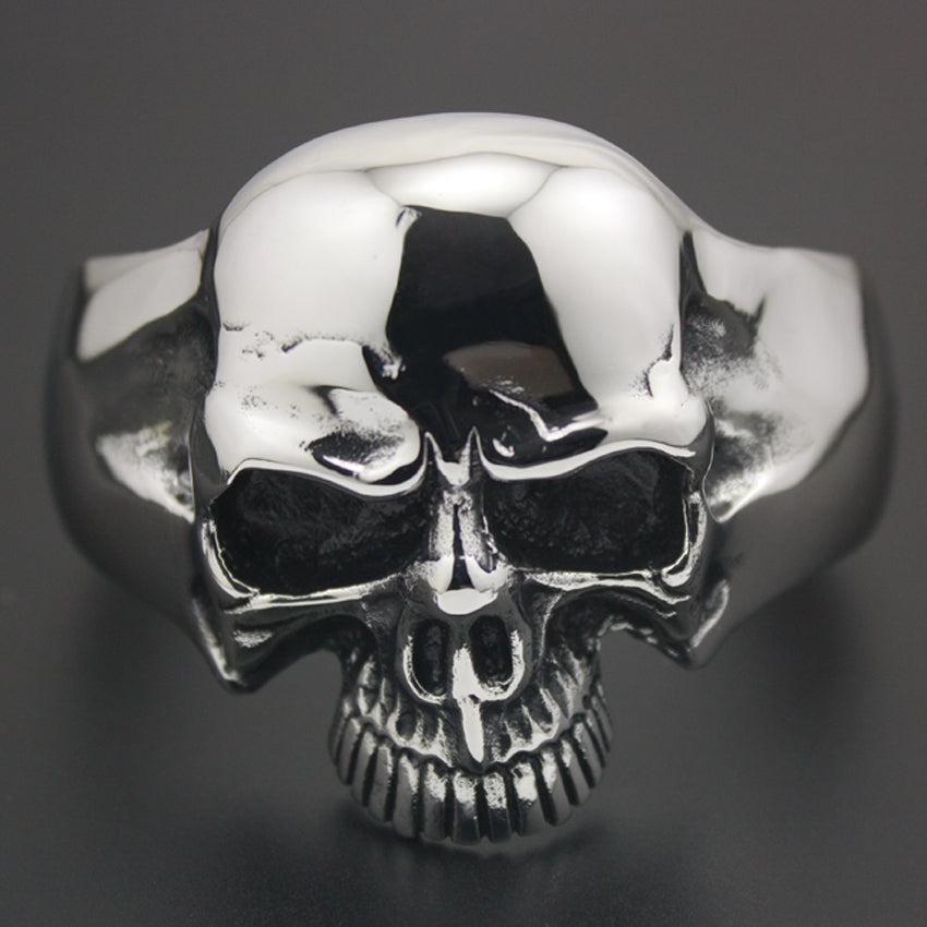 Men's Gothic Heavy Skull Cuff – 316L Stainless Steel