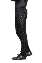 Men's Gothic Vampire Lace-Up Trousers – Crest Pattern