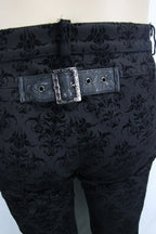 Men's Gothic Vampire Lace-Up Trousers – Crest Pattern