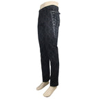 Men's Gothic Vampire Lace-Up Trousers – Crest Pattern