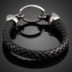 Men's Gothic Rhinestone Skull Bracelet