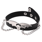 Punk Faux Leather Choker – 40cm