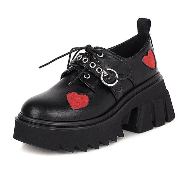 Women's Punk Heart Boots – US 4.5–11
