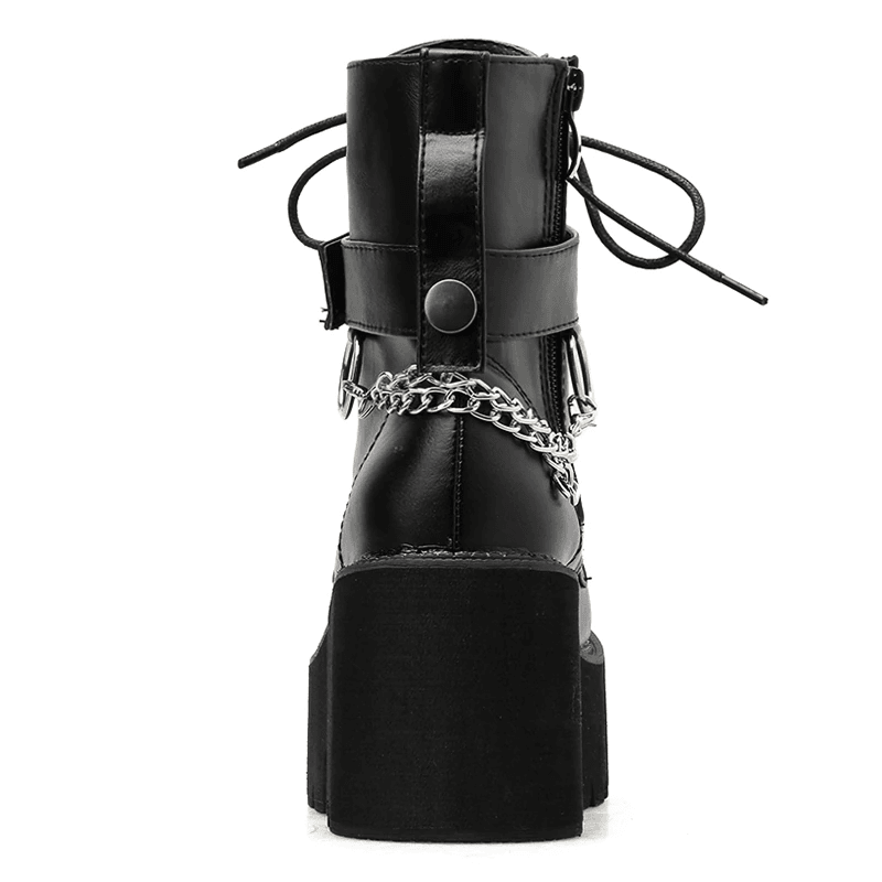 Women's Punk Chain Boots