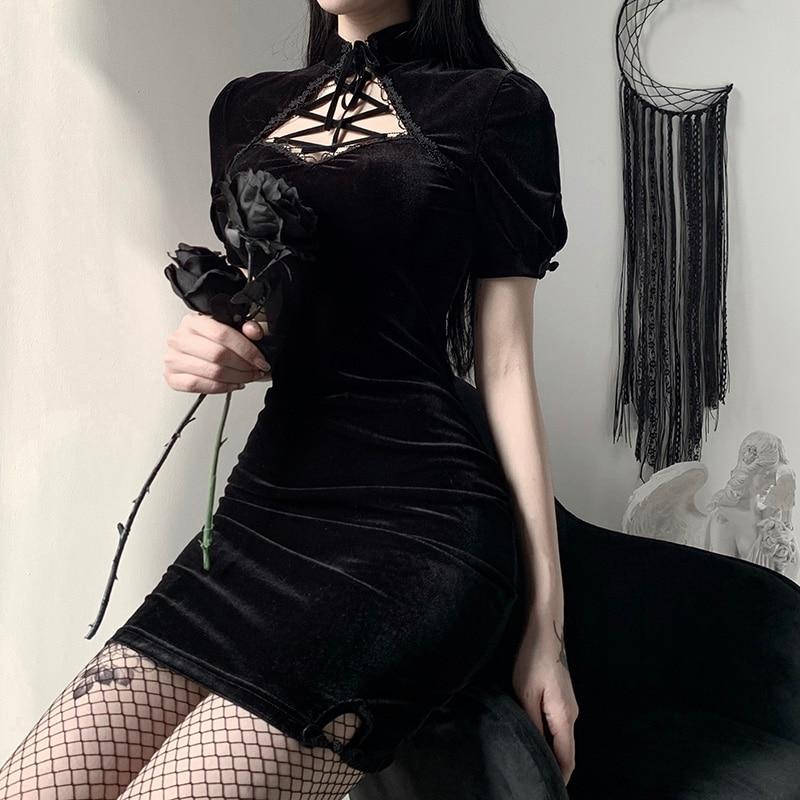 Women's Retro Gothic Dress