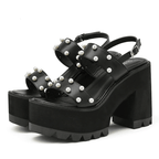 Women's Retro Pearl Sandals