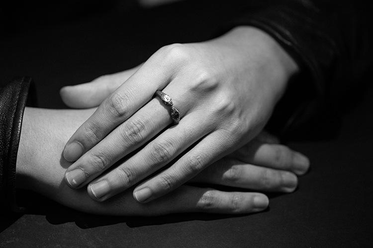 Adjustable Gothic Snake Ring – Black or Silver