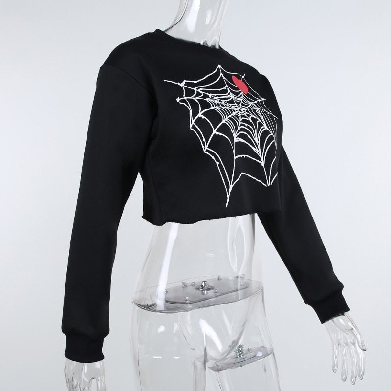 Women's Spooky Gothic Long Sleeve Top
