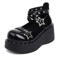 Women's Gothic Star Mary Jane Shoes