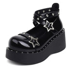 Women's Gothic Star Mary Jane Shoes