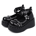 Women's Gothic Star Mary Jane Shoes