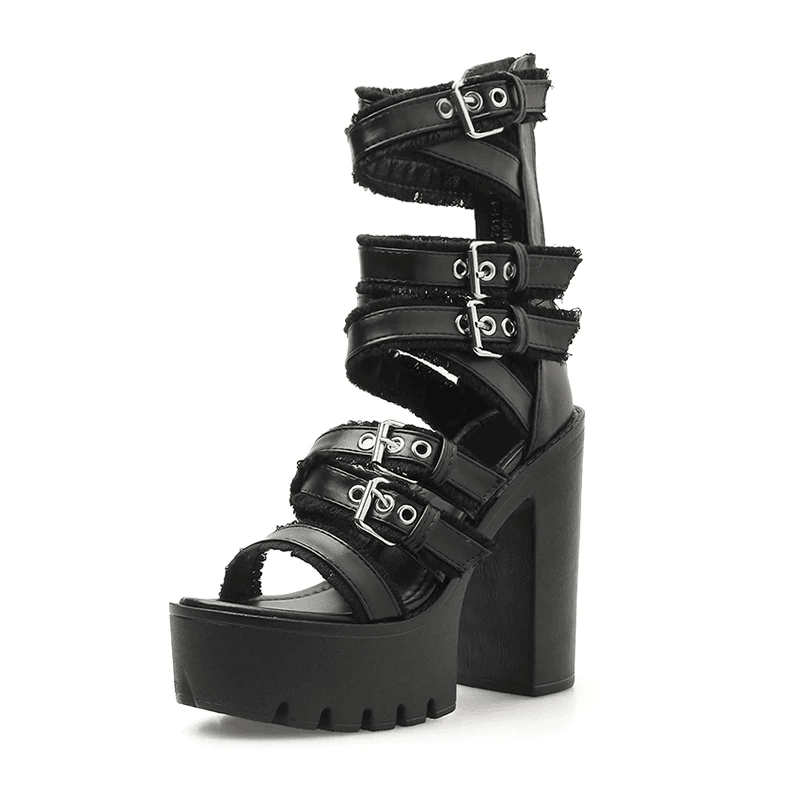 Women's Gothic High Heel Sandals