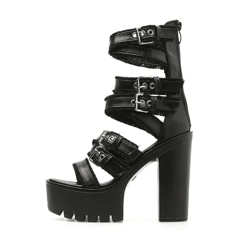 Women's Gothic High Heel Sandals