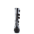 Men's Gothic Knee High Platform Biker Boots – 5 Buckles