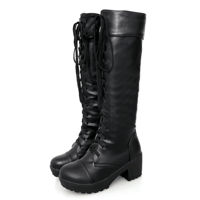 Women's Gothic Twisted Shadow Boots