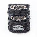 Men's Gothic Multi-Layer Bracelet – 5 Adjustable Styles